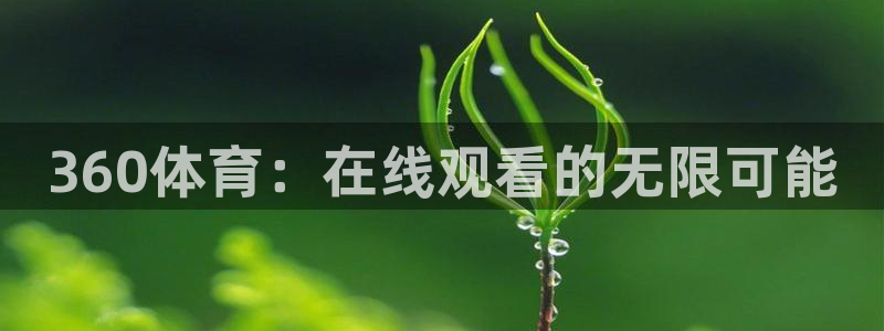 360体育：在线观看的无限可能