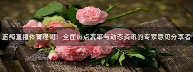 蓝鲸直播体育速哥：全面热点赛事与动态资讯的专家意见分享者